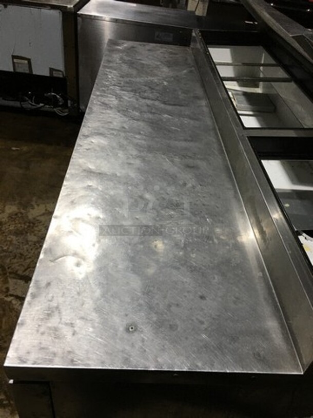 True Commercial Refrigerated Pizza Prep Table! With 2 Door Underneath Storage Space! All Stainless Steel! Model TPP67 Serial 14124746! 115V 1Phase! On Commercial Casters! - Image 10 of 11