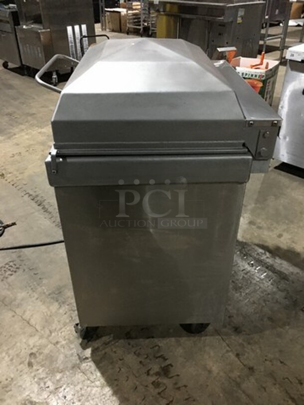 Sipromac Commercial Floor Style Single Chamber Vacuum Sealing Machine! All Stainless Steel! On Casters! - Image 3 of 9