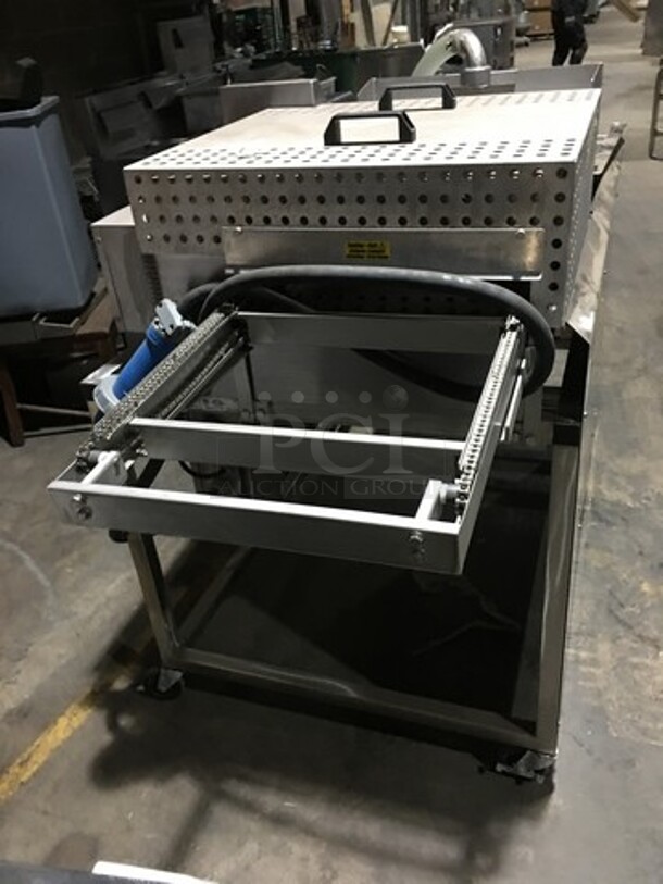 Nice! Belshaw/Lincoln Thermoglaze Floor Style Donut Glazing Machine! All Stainless Steel! Model 130120 Serial 3034670203! 1Phase! On Commercial Casters! - Image 2 of 10