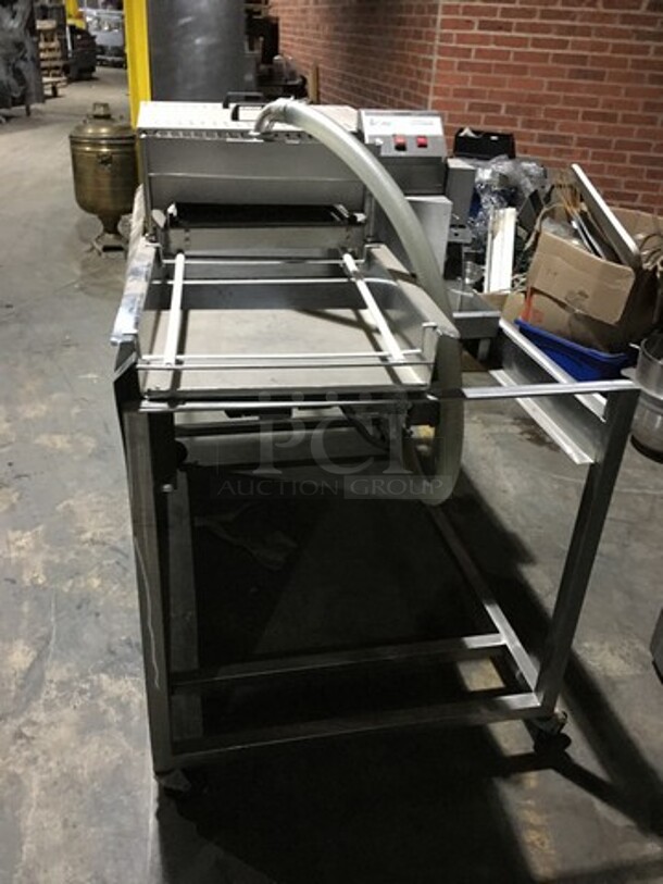 Nice! Belshaw/Lincoln Thermoglaze Floor Style Donut Glazing Machine! All Stainless Steel! Model 130120 Serial 3034670203! 1Phase! On Commercial Casters! - Image 3 of 10