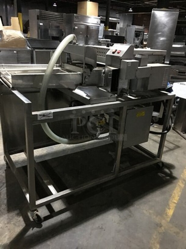 Nice! Belshaw/Lincoln Thermoglaze Floor Style Donut Glazing Machine! All Stainless Steel! Model 130120 Serial 3034670203! 1Phase! On Commercial Casters! - Image 4 of 10