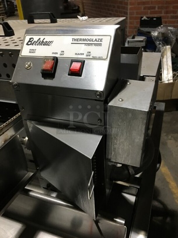 Nice! Belshaw/Lincoln Thermoglaze Floor Style Donut Glazing Machine! All Stainless Steel! Model 130120 Serial 3034670203! 1Phase! On Commercial Casters! - Image 6 of 10