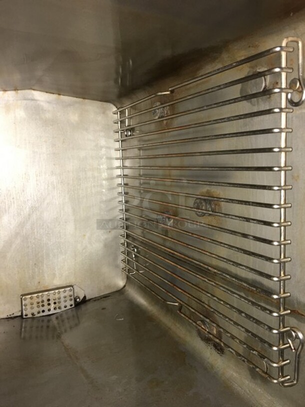Cleveland Range Dual Cabinet Natural Gas Powered Steamer! All Stainless Steel! Model 24CGA10 Serial 1406230001680! 115V 1Phase! On Legs! - Image 6 of 10