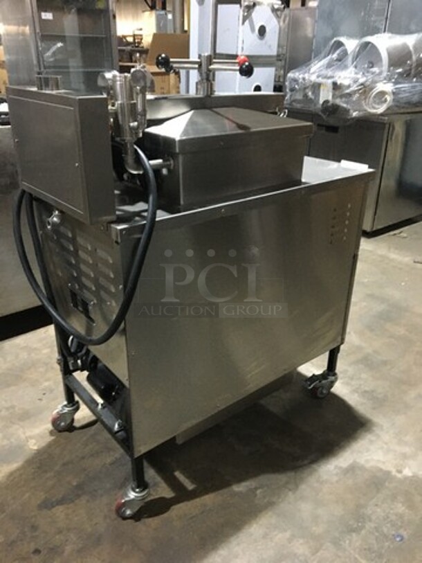 FAB! 2019 NEW NEVER USED! Shineho Equipment Electric Powered Pressure Fryer! Model P007! With Oil Filter System! On Casters! - Image 4 of 12