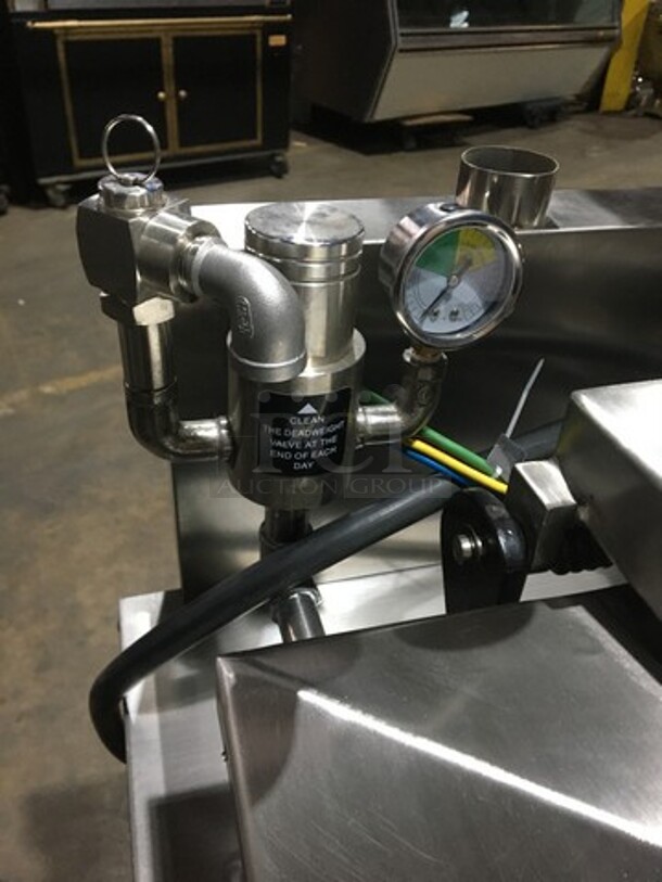 FAB! 2019 NEW NEVER USED! Shineho Equipment Electric Powered Pressure Fryer! Model P007! With Oil Filter System! On Casters! - Image 6 of 12