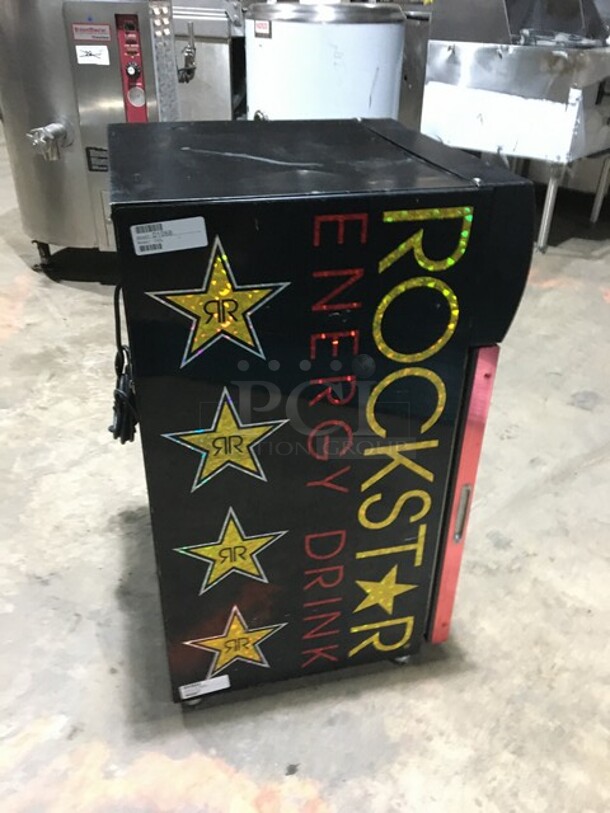 Rockstar Commercial Countertop Single Door Cooler Merchandiser! With Poly Coated Racks! Model CTM32L! - Image 2 of 7