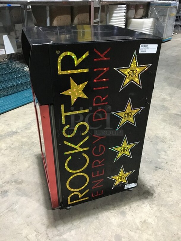 Rockstar Commercial Countertop Single Door Cooler Merchandiser! With Poly Coated Racks! Model CTM32L! - Image 4 of 7