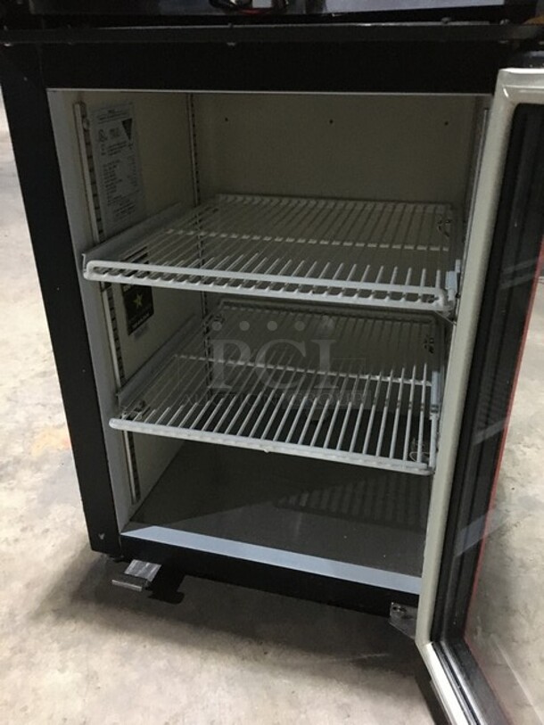 Rockstar Commercial Countertop Single Door Cooler Merchandiser! With Poly Coated Racks! Model CTM32L! - Image 5 of 7