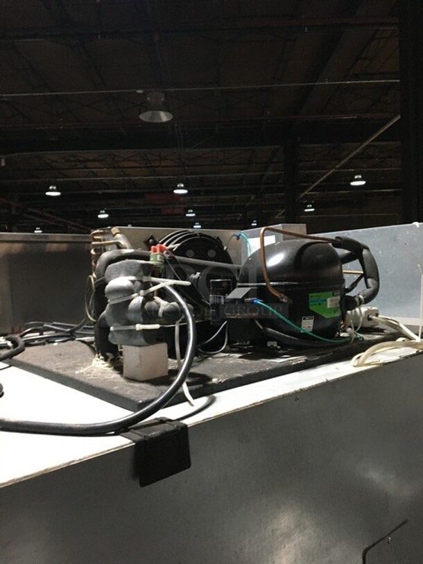 Hoshizaki Commercial 3 Door Reach In Cooler Merchandiser! With Poly Coated Racks! All Stainless Steel Body! Model CR3BFGYCL Serial E70037H! 115V 1Phase!
 - Image 12 of 12