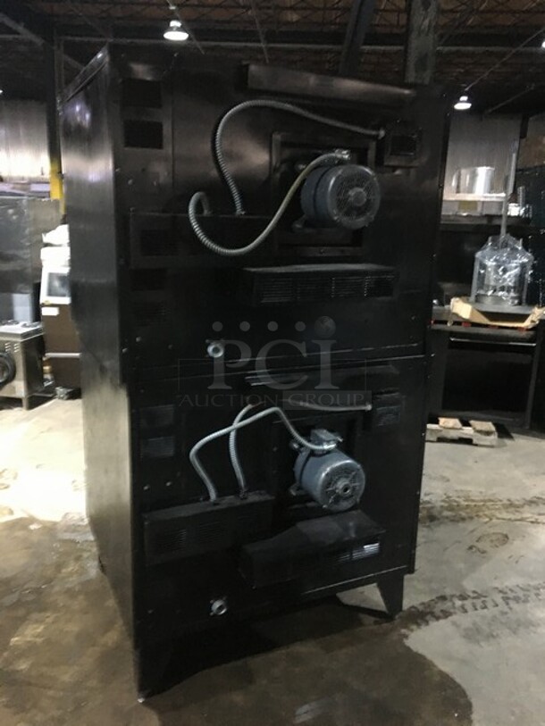 Sweet! Garland Electric Powered Double Deck Convection Oven! With Metal Racks! With One View Through Door & One Solid Door! Model TTE4! 230V 3Phase! On Legs! 2 X Your Bid! Makes 1 Unit! - Image 4 of 10