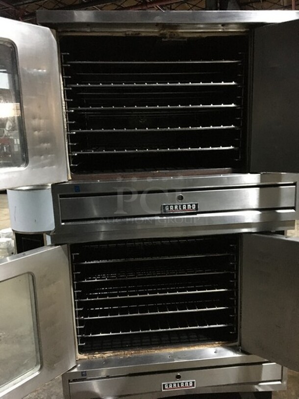 Sweet! Garland Electric Powered Double Deck Convection Oven! With Metal Racks! With One View Through Door & One Solid Door! Model TTE4! 230V 3Phase! On Legs! 2 X Your Bid! Makes 1 Unit! - Image 5 of 10