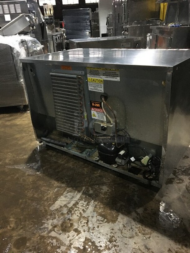 Delfield Commercial 2 Door Refrigerated Lowboy/Worktop Cooler! With Poly Coated Racks! All Stainless Steel!  - Image 3 of 8