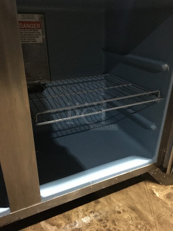 Delfield Commercial 2 Door Refrigerated Lowboy/Worktop Cooler! With Poly Coated Racks! All Stainless Steel!  - Image 5 of 8