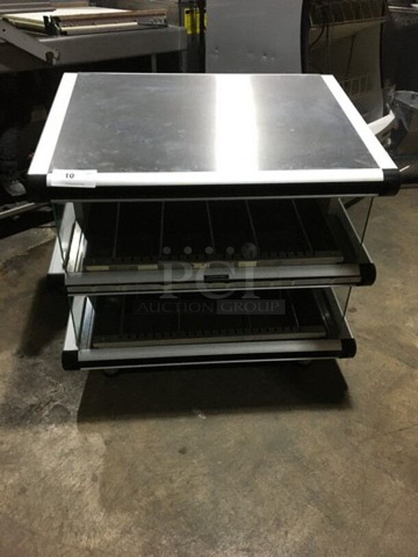 GREAT! Hatco Commercial Countertop 2 Tier Food Warming Display Rack! Model GR2SDS30D Serial 3028891303! 120/208Y/240V 1Phase!