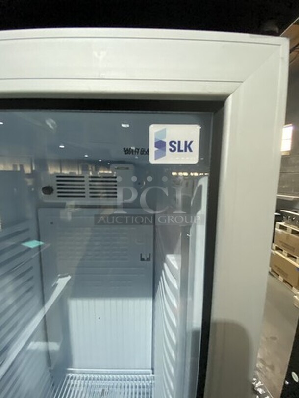 	Brand New! 2019 In The Box SLK One Door Reach Cooler Merchandiser! Model 374 Canopy! With LED Lights! On Back Casters! - Image 8 of 8