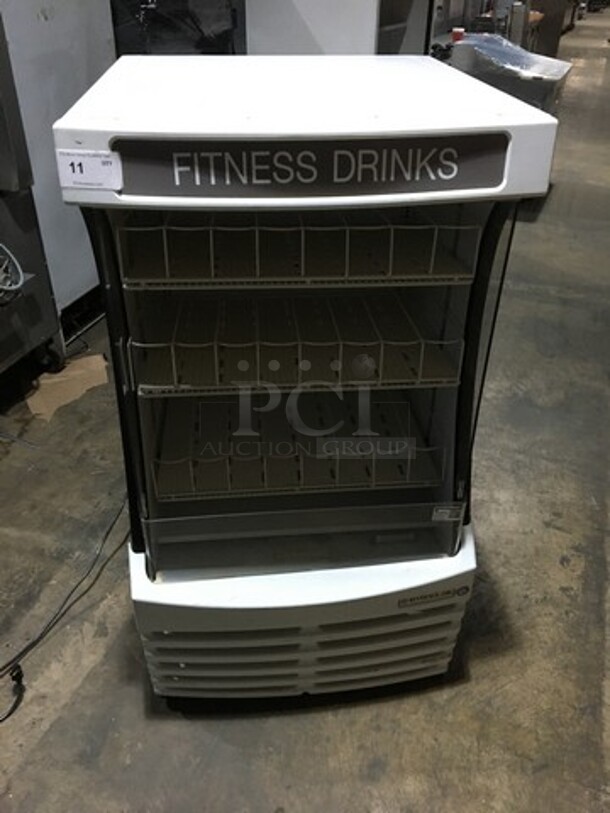 Beverage Air Commercial Refrigerated Open Grab-N-Go Display Case! Model BZ131W Serial 1613267! 115V 1Phase!
