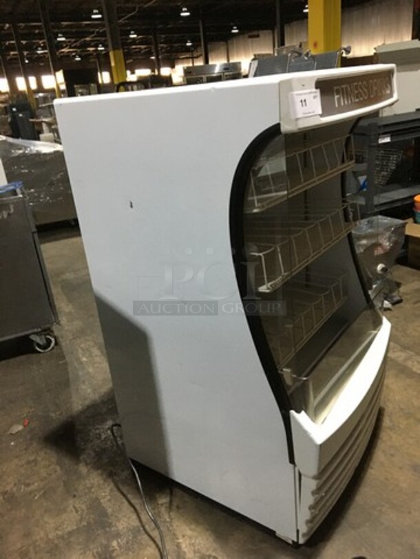 Beverage Air Commercial Refrigerated Open Grab-N-Go Display Case! Model BZ131W Serial 1613267! 115V 1Phase!
 - Image 2 of 8