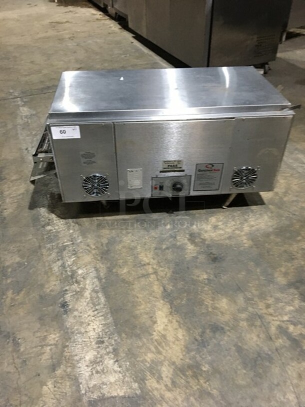 Star Holman Commercial Countertop Conveyor Toaster! All Stainless Steel! Model QT14B Serial COQT0807B0002! 208V 1Phase! On Legs!