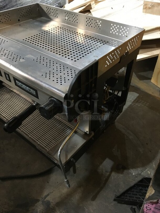 Rancilio Commercial Countertop Dual Espresso Machine! With Steam Wands! All Stainless Steel Body! 220V! - Image 2 of 12