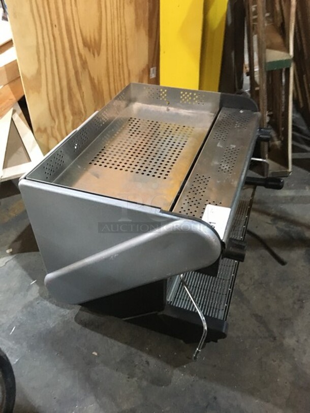 Rancilio Commercial Countertop Dual Espresso Machine! With Steam Wands! All Stainless Steel Body! 220V! - Image 3 of 12