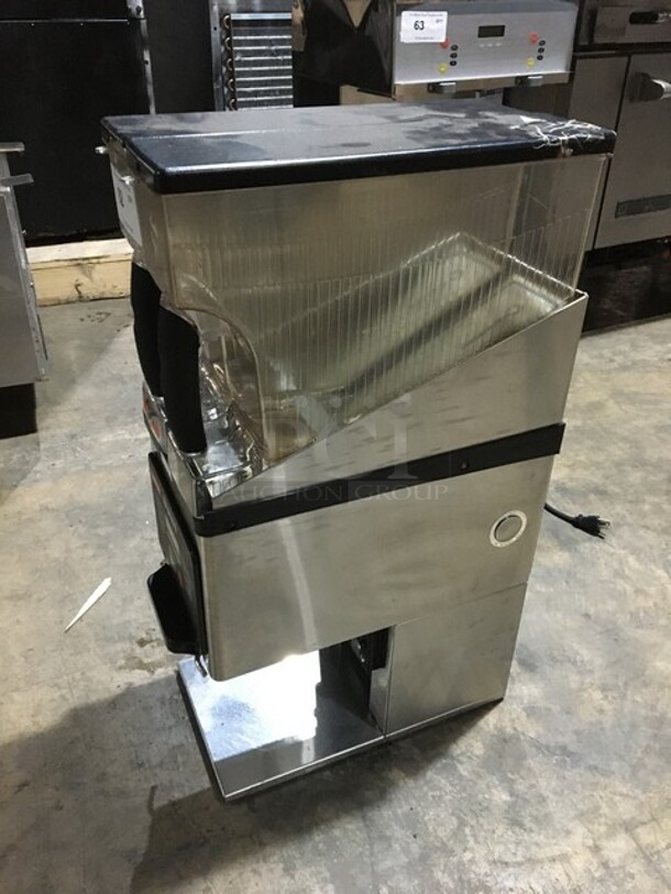 Bunn Commercial Countertop Dual Coffee Bean Grinder! All Stainless Steel! Model MHG Serial MHG0016803! 120V 1Phase! - Image 2 of 10