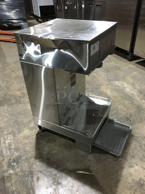 Bunn Commercial Countertop Dual Coffee Brewing Machine! All Stainless Steel! Model DUALSHDBC Serial DUAL191736! 120/208V 1Phase! - Image 2 of 8