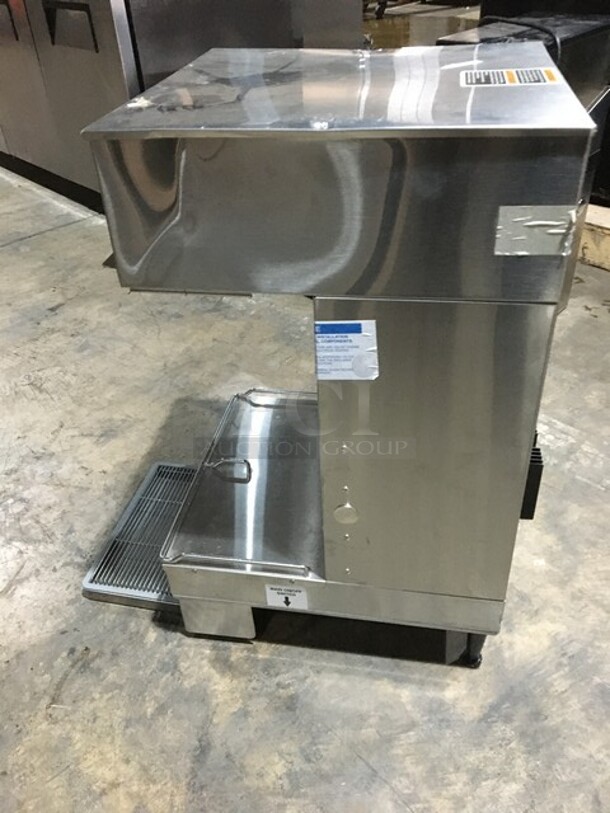 Bunn Commercial Countertop Dual Coffee Brewing Machine! All Stainless Steel! Model DUALSHDBC Serial DUAL191736! 120/208V 1Phase! - Image 3 of 8