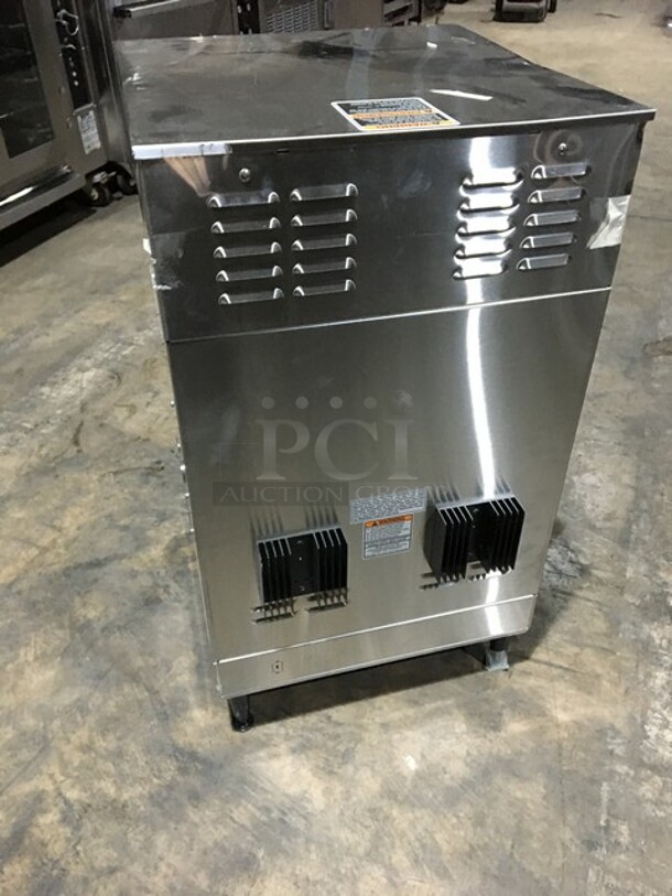 Bunn Commercial Countertop Dual Coffee Brewing Machine! All Stainless Steel! Model DUALSHDBC Serial DUAL191736! 120/208V 1Phase! - Image 4 of 8