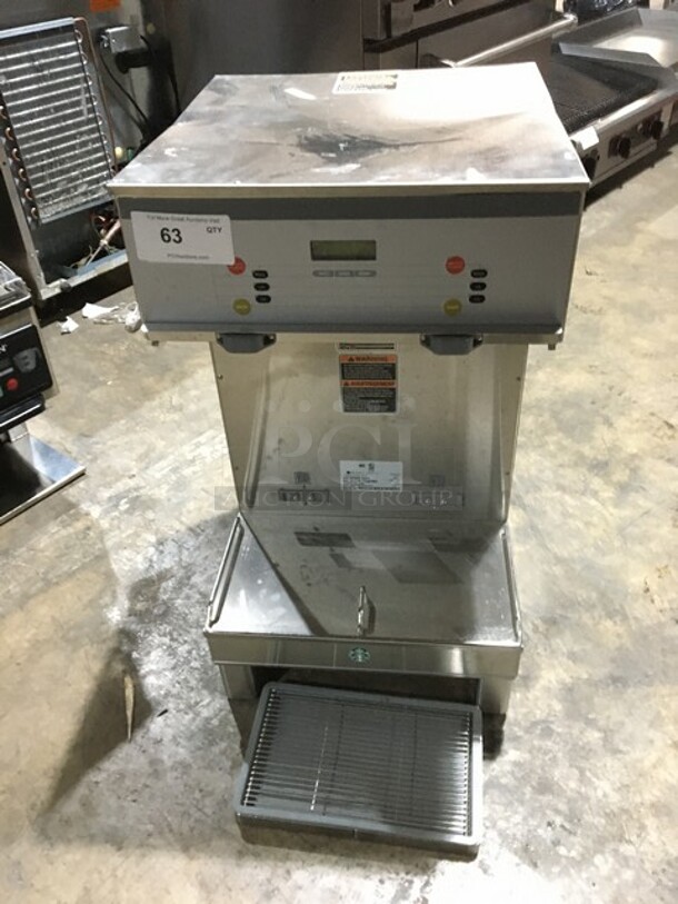 Bunn Commercial Countertop Dual Coffee Brewing Machine! All Stainless Steel! Model DUALSHDBC Serial DUAL191736! 120/208V 1Phase! - Image 8 of 8
