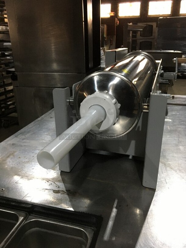 Bimg Commercial Floor Style Sausage Stuffer! All Stainless Steel! Model EL.102 Serial 000043! - Image 2 of 9