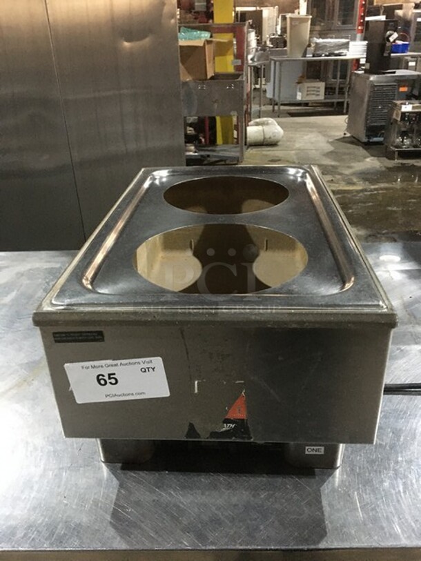 Vollrath Commercial Countertop Food Warmer! With Removable Soup Inserts! All Stainless Steel! Model HSULTRA Serial G26700889141008! 120V!