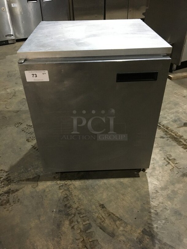 Delfield Commercial Single Door Lowboy/Worktop Cooler! All Stainless Steel! Serial 141015200423! 115V 1Phase!
 - Image 1 of 8