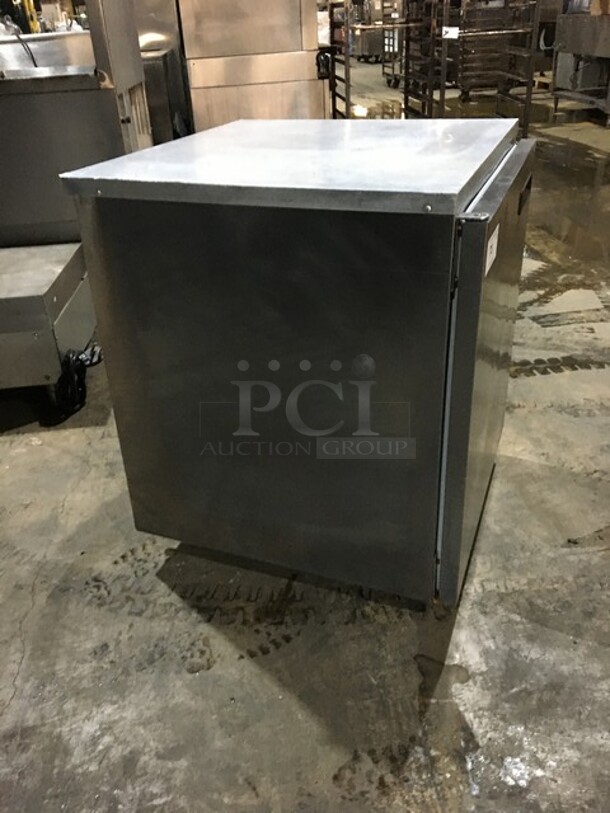 Delfield Commercial Single Door Lowboy/Worktop Cooler! All Stainless Steel! Serial 141015200423! 115V 1Phase!
 - Image 2 of 8