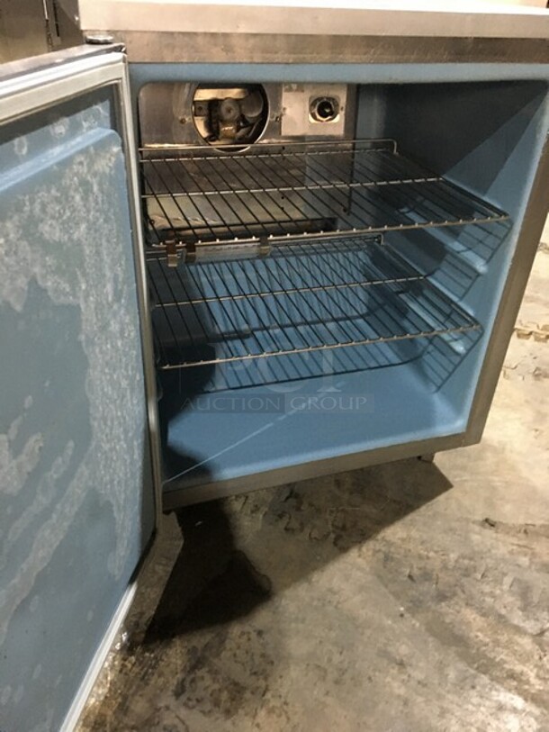 Delfield Commercial Single Door Lowboy/Worktop Cooler! All Stainless Steel! Serial 141015200423! 115V 1Phase!
 - Image 5 of 8