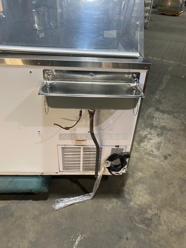 NICE! Commercial Refrigerated Ice Cream Dipping Cabinet! With Sneeze Guard! With 2 Rear Access Doors! - Image 7 of 12