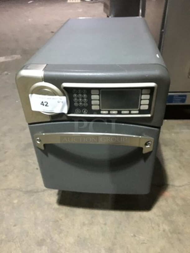 NICE! 2015 Turbo Chef Commercial Countertop Turbo Oven! Model NGO Serial NGOD21749! 208/240V 1Phase! On Legs!