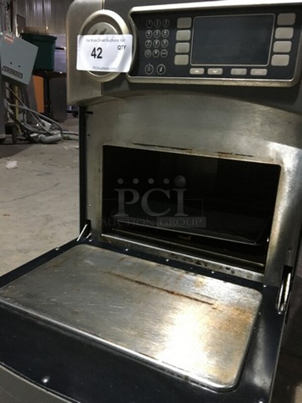 NICE! 2015 Turbo Chef Commercial Countertop Turbo Oven! Model NGO Serial NGOD21749! 208/240V 1Phase! On Legs! - Image 6 of 9
