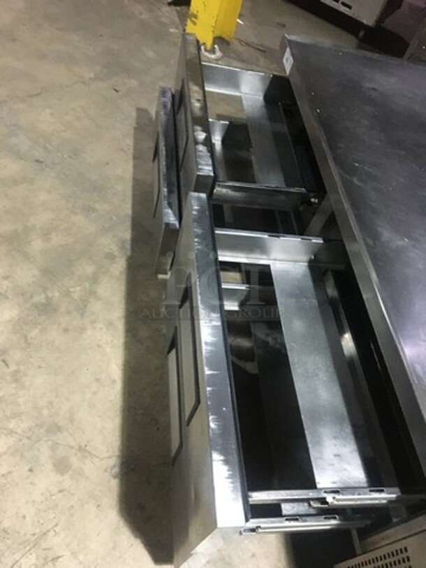 True Commercial Refrigerated 4 Drawer Chef Base! All Stainless Steel! Model TRCB72 Serial 7261148! 115V 1Phase!
 - Image 5 of 8