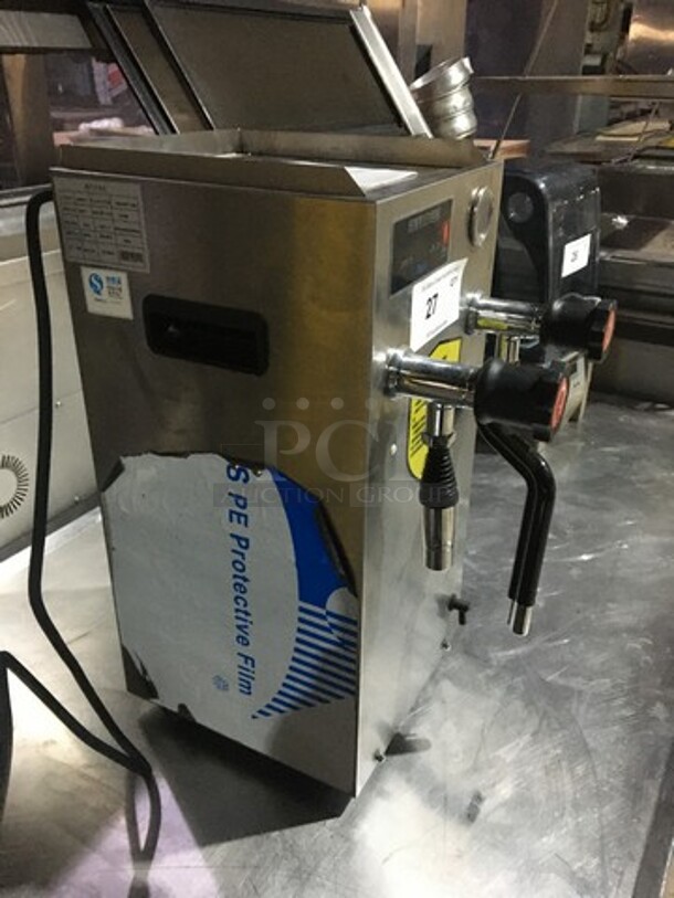 D-Bar Commercial Countertop Water Boiler/Foam Machine! Model JZ09YC Serial 0JZ09YC19051712! 220V! - Image 2 of 10