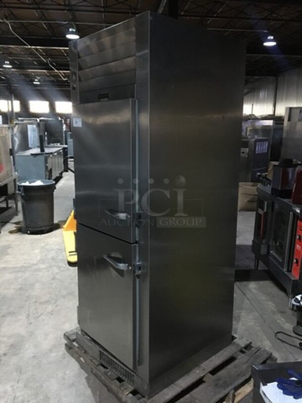 Traulsen Commercial Reach In Refrigerator! With 2 Half Doors! All Stainless Steel! Model RDT132WUT Serial 156310! 115V 1Phase! - Image 2 of 10
