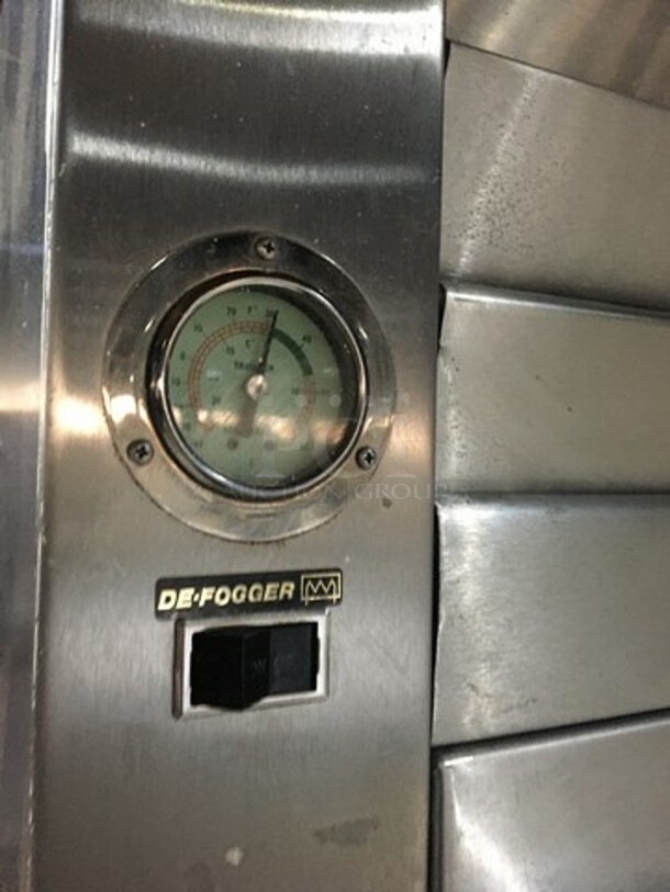Traulsen Commercial Reach In Refrigerator! With 2 Half Doors! All Stainless Steel! Model RDT132WUT Serial 156310! 115V 1Phase! - Image 9 of 10