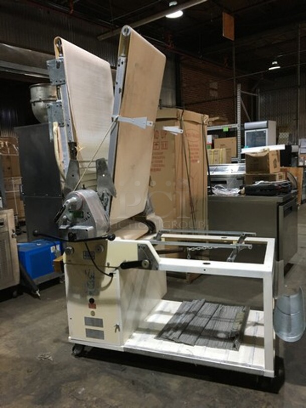 AMAZING! Seewer Rondo Commercial Reversible Dough Sheeter! Model SOLOD Serial 70022! Working! - Image 3 of 10
