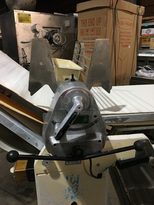 AMAZING! Seewer Rondo Commercial Reversible Dough Sheeter! Model SOLOD Serial 70022! Working! - Image 7 of 10