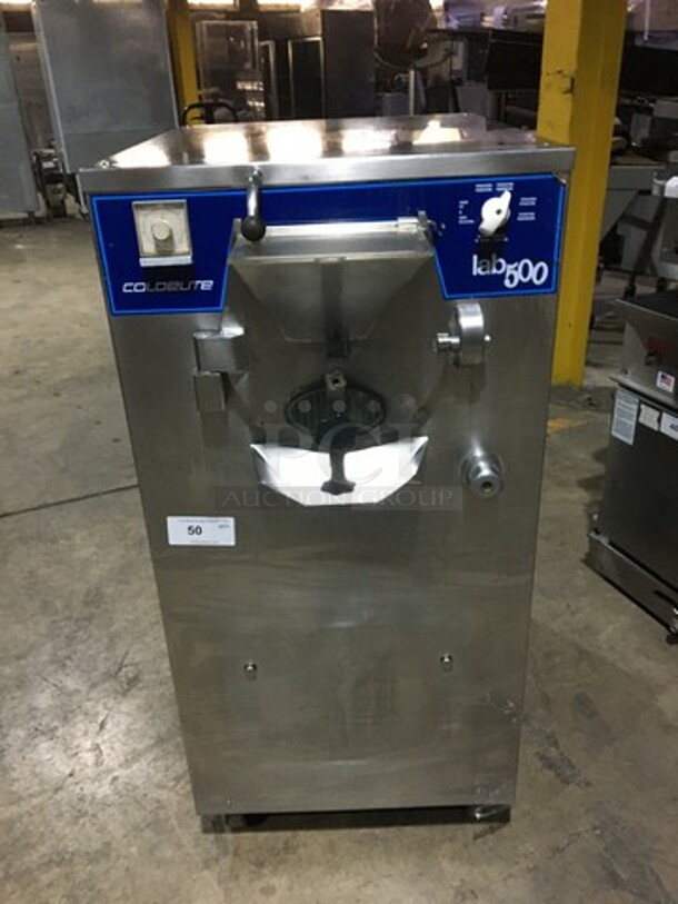 WOW! Coldelite/Carpigiani Commercial Batch Freezer! All Stainless Steel! Model LB500 Serial 398201! 208/230V 3Phase! On Commercial Casters!