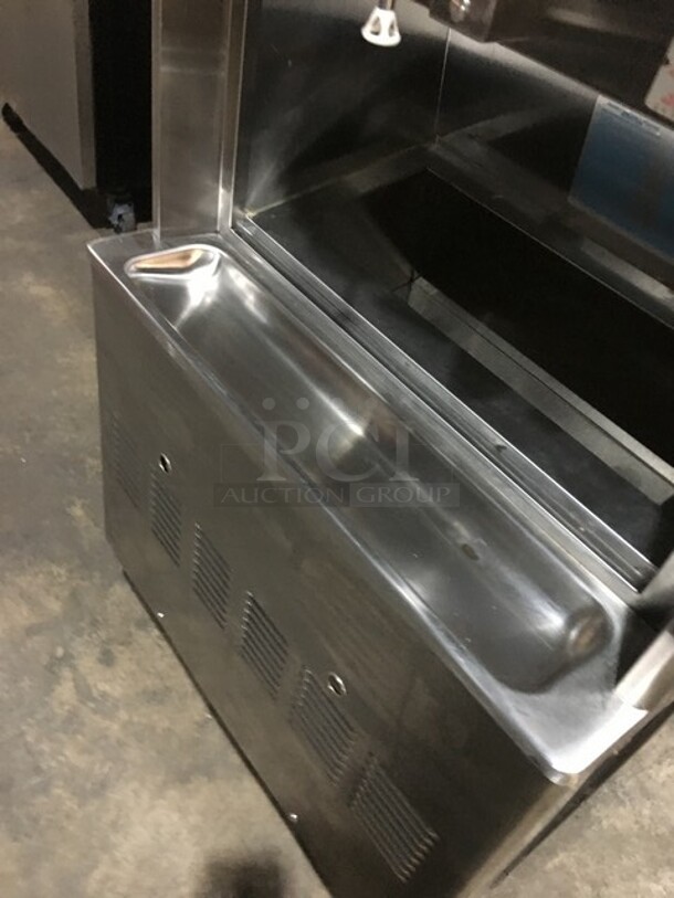Taylor Commercial Floor Style 2 Flavor Frosty/Coolatta/Slushy Making Machine! With Milkshake Mixing Attachment! All Stainless Steel! Model 342D27 Serial M2085625! 208/230V 1Phase! On Commercial Casters! - Image 10 of 12