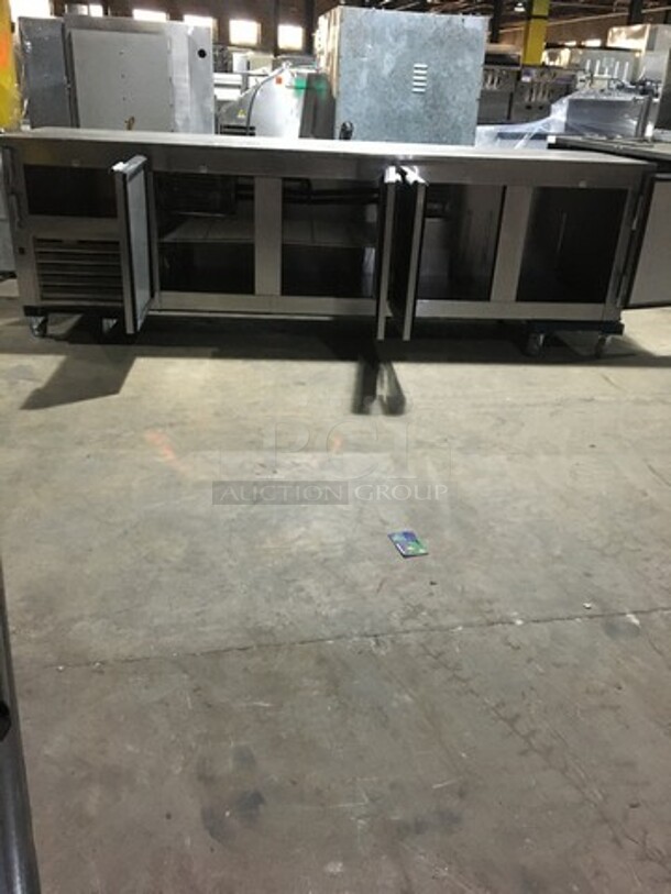 Leader Commercial 5 Door Lowboy/Worktop Cooler! All Stainless Steel! Model LB118SC Serial AA04C2042A! 115V 1Phase! - Image 5 of 8