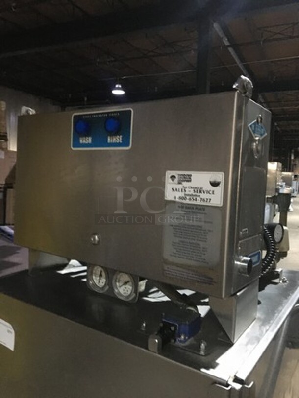 Nice! American Dish Service Heavy Duty Upright Pass Through Dishwasher! All Stainless Steel! Model HT25 Serial H2932! 208V 3Phase! - Image 9 of 12