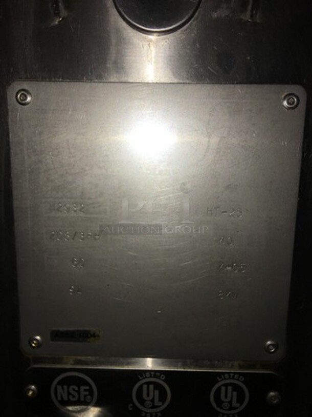 Nice! American Dish Service Heavy Duty Upright Pass Through Dishwasher! All Stainless Steel! Model HT25 Serial H2932! 208V 3Phase! - Image 11 of 12