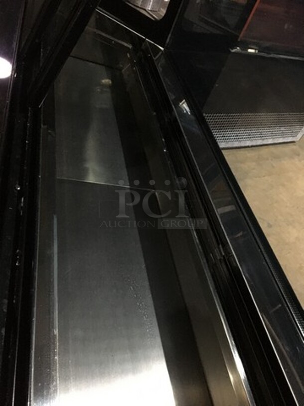 SWEET! 2020 LATE MODEL Evco Commercial Refrigerated Gelato/Ice Cream Showcase Display Case! With LED  Lights! With 2 Sliding Rear Doors! Model WD4R! 110V! Working When Removed! - Image 5 of 11