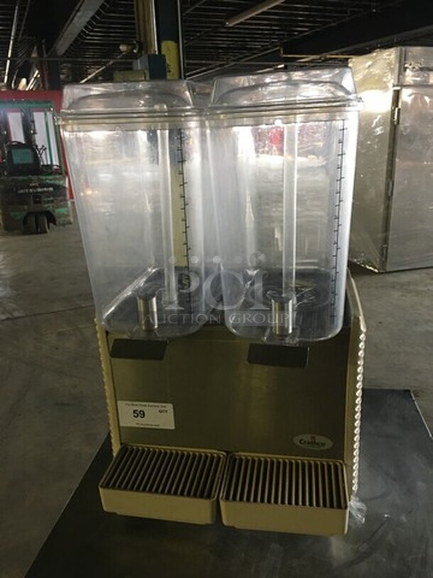 2013 Crathco Commercial Countertop Dual Hopper Beverage Machine! With Drip Tray! Model D254 Serial T243123! 115V! - Image 1 of 10